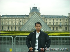 in Front of Louvre       